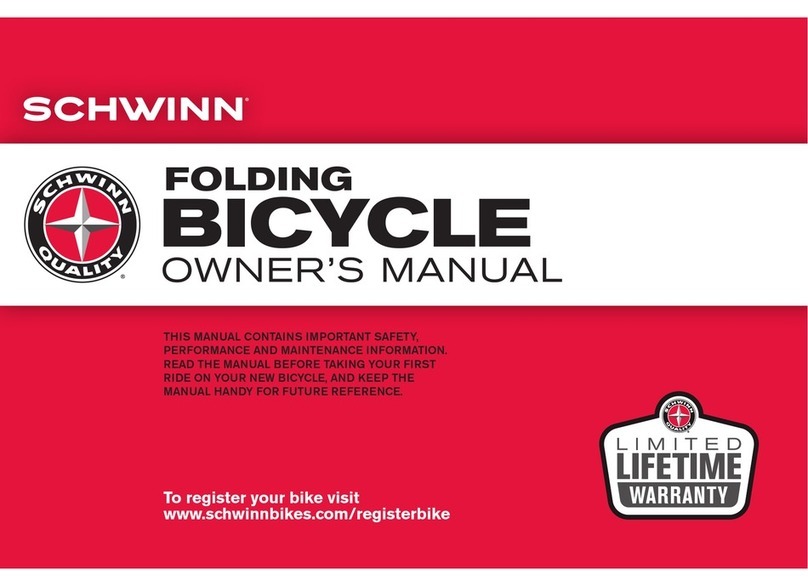 Schwinn S14 Folding Bicycle User manual