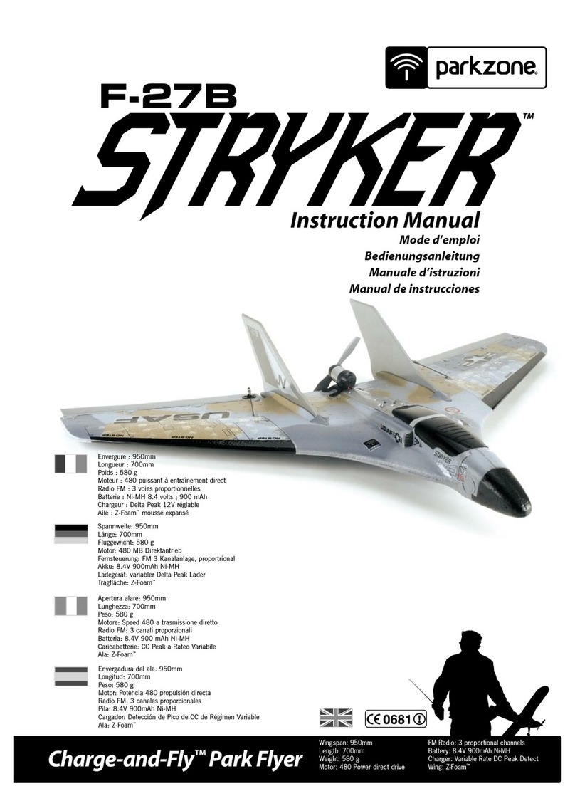 PARKZONE F-27B Stryker instruction manual