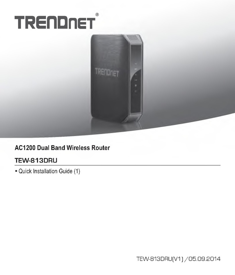 TRENDnet TEW-813DRU User manual
