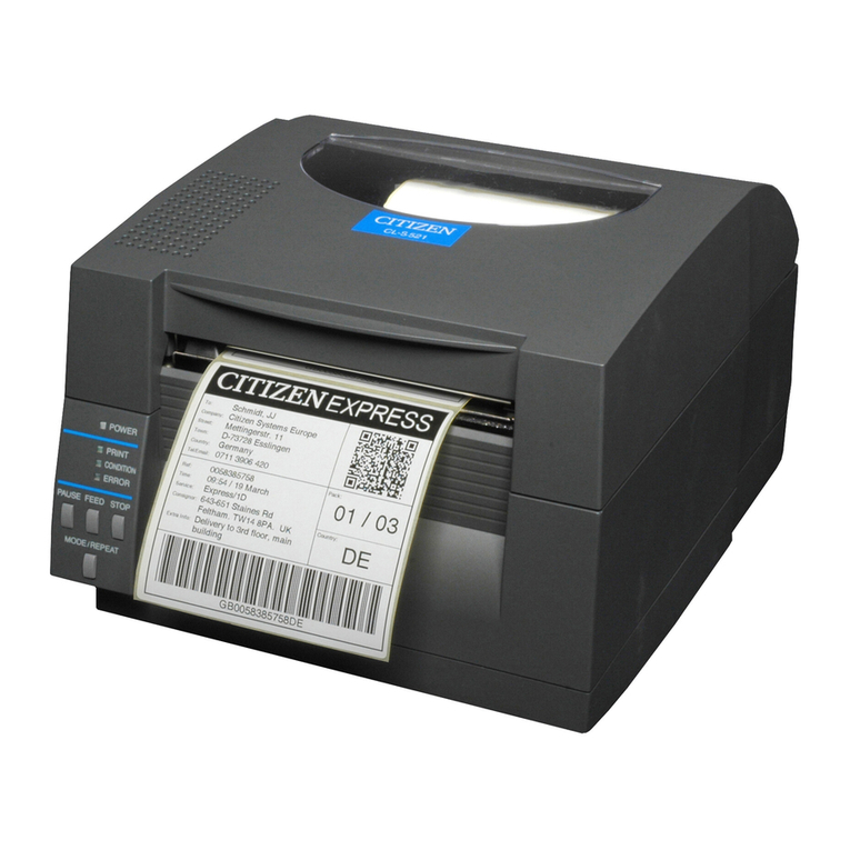 Citizen CL-S521 user manual