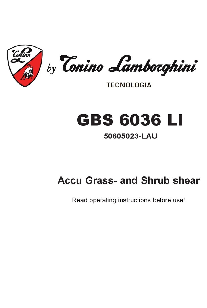 Conino Lamborgini GBS 6036 LI operating instructions
