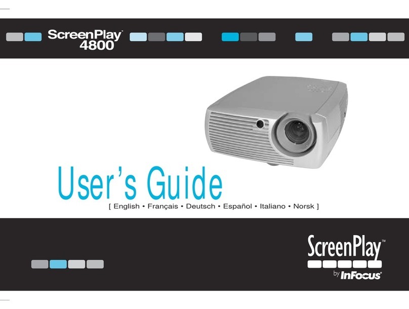 InFocus ScreenPlay 4800 user guide