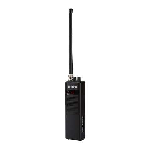 Uniden PRO401HH User manual