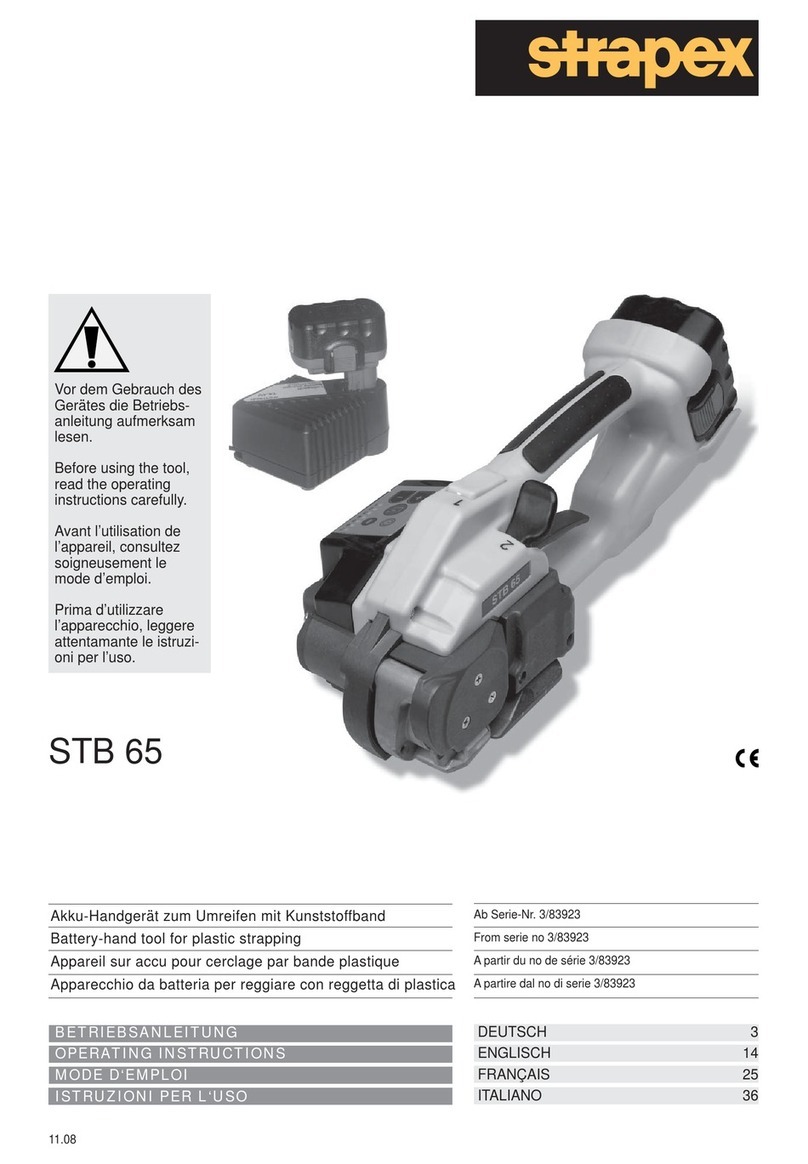 strapex STB 65 operating instructions