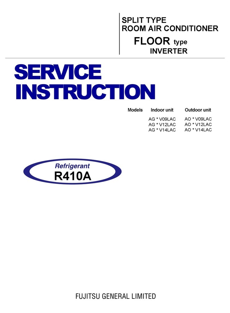 Fujitsu AO * V09LAC Series Service instruction