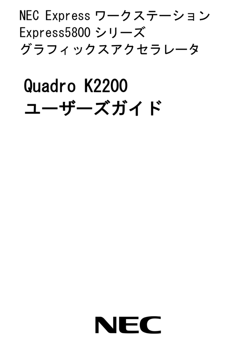 NEC Quadro K2200 user guide
