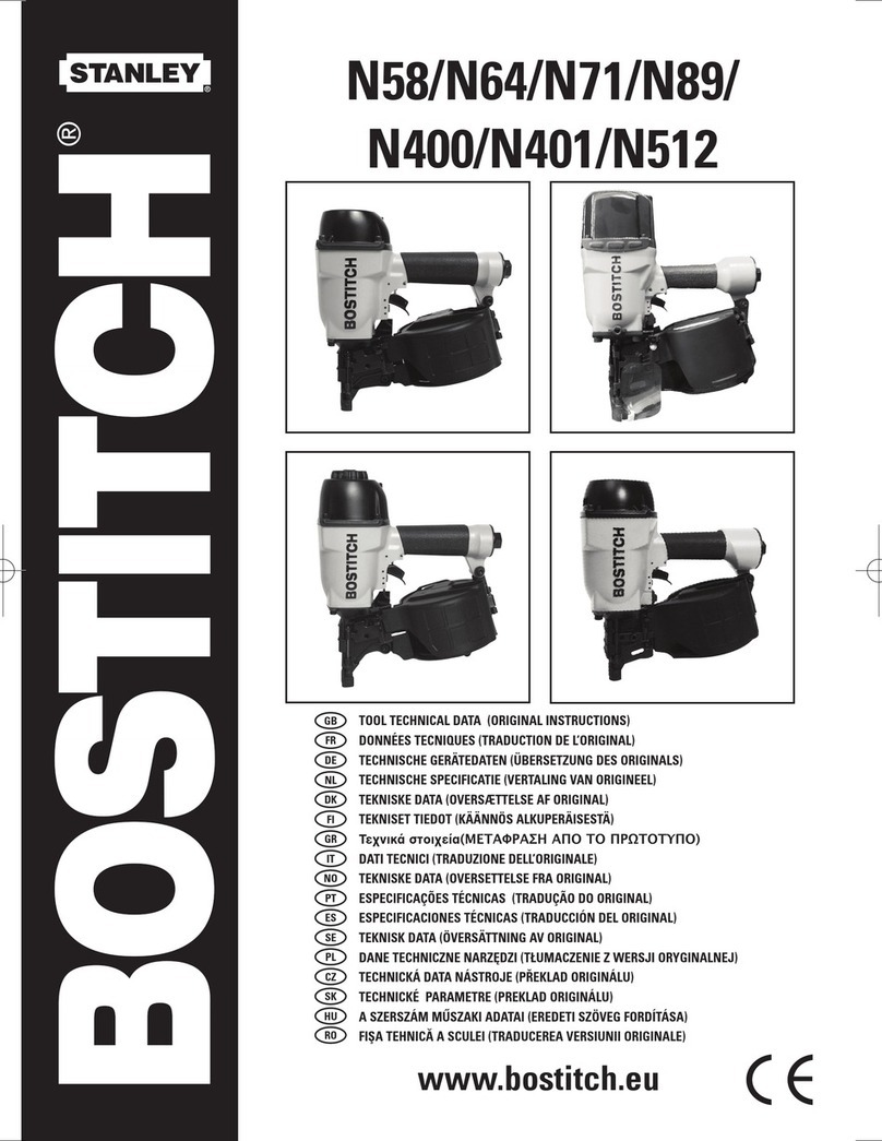 Bostitch N58 Original instructions