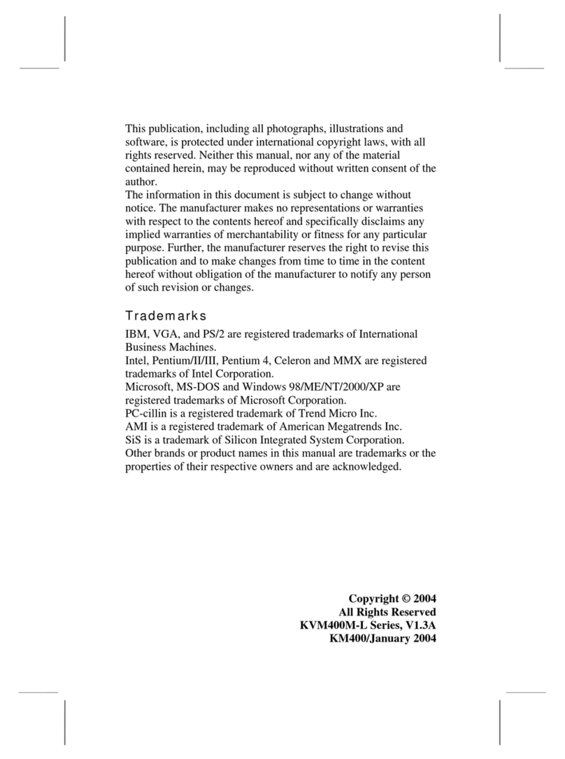 Mercury KVM400M-L user manual