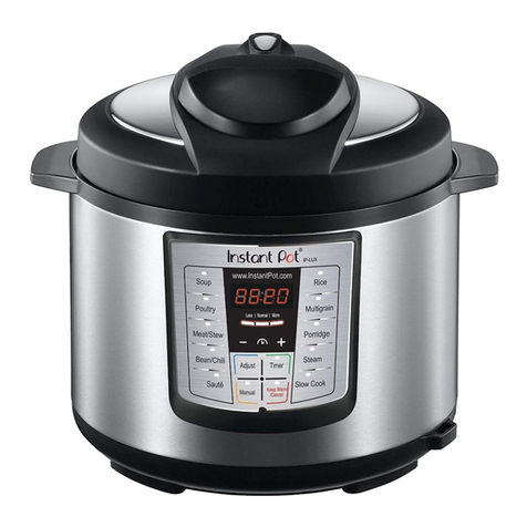 InstantPot IP-LUX60 User manual InstantPot IP-LUX60 User manual