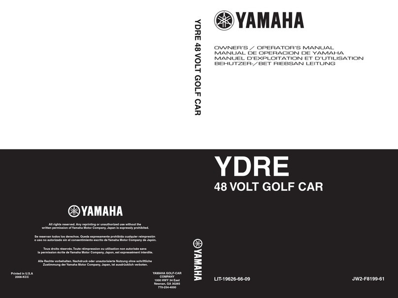 Yamaha YDRE Owner's/operator's manual