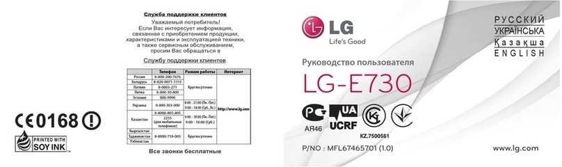 LG Optimus E730 User manual