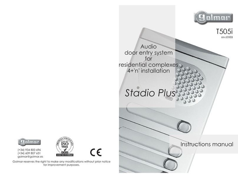 golmar T505i Stadio Plus User manual