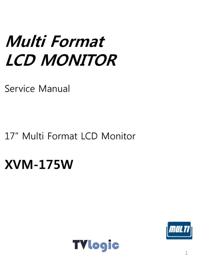 TV Logic XVM-175W User manual