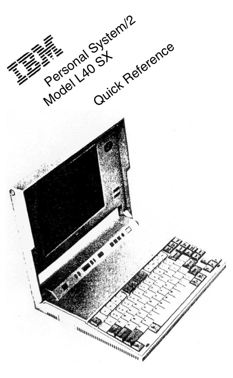 IBM L40 SX User manual