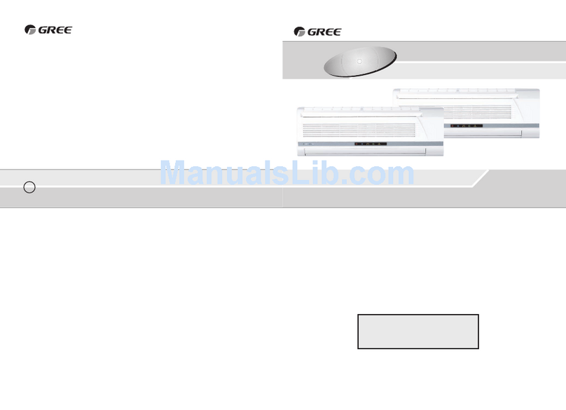 Gree GWCN1407X2B8NK1BA User manual