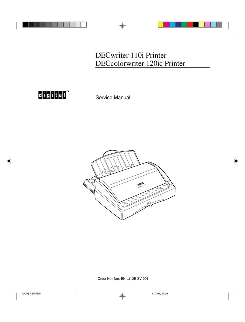 Digital Equipment DECwriter 110i User manual