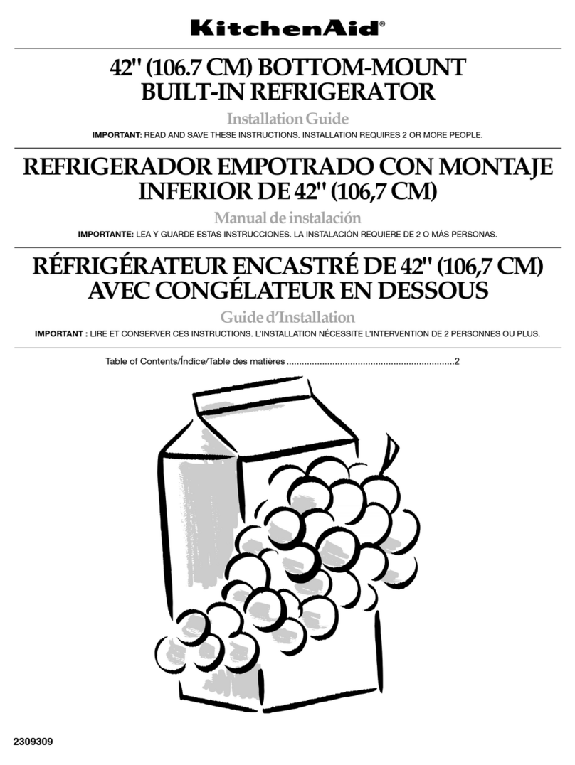 KitchenAid KBFC42FSS User manual KitchenAid KBFC42FSS User manual