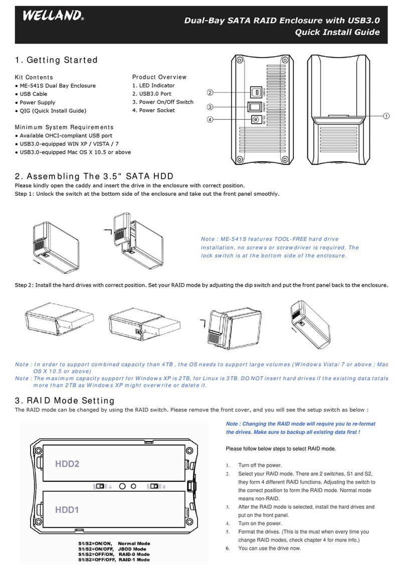 welland ME-541S Quick install guide welland ME-541S Quick install guide