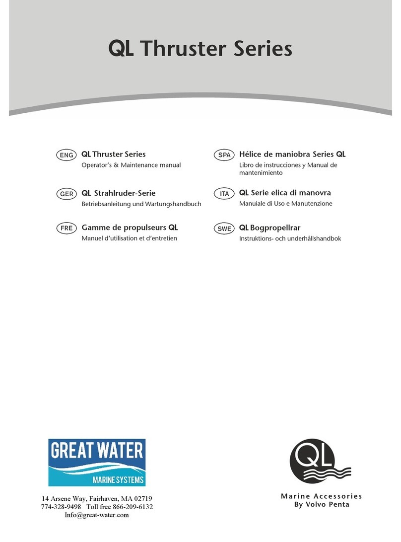 GREAT WATER QL Series Operator's  maintenance manual