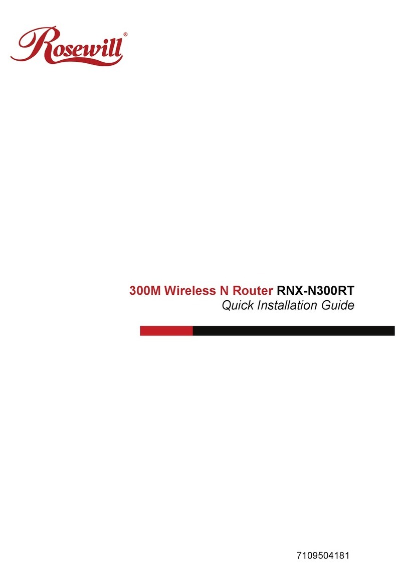 Rosewill RNX-N300RT User manual