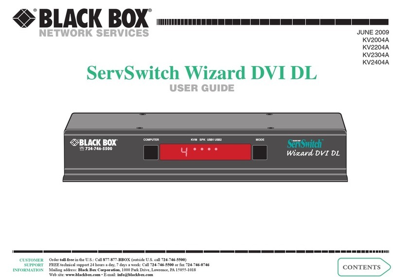 Black Box KV2004A User manual