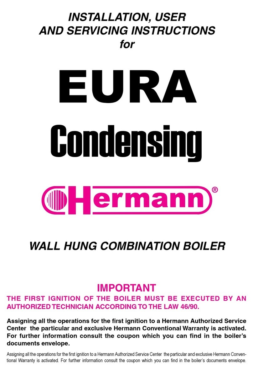 Hermann Eura Condensing Installation, user and servicing instructions Hermann Eura Condensing Installation, user and servicing instructions