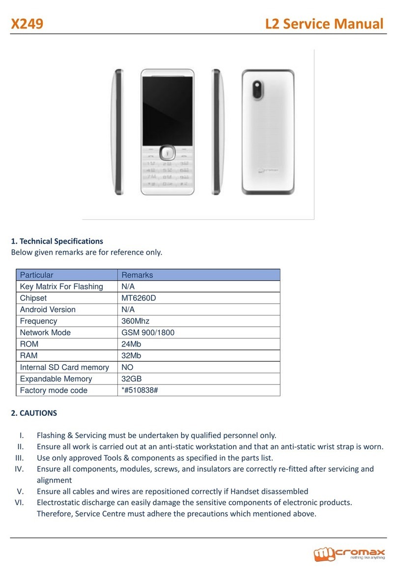 cromax x249 User manual