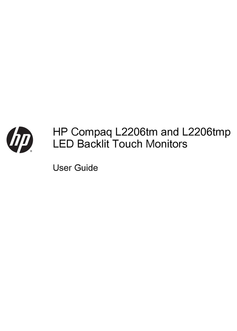 HP Compaq L2206tm User manual