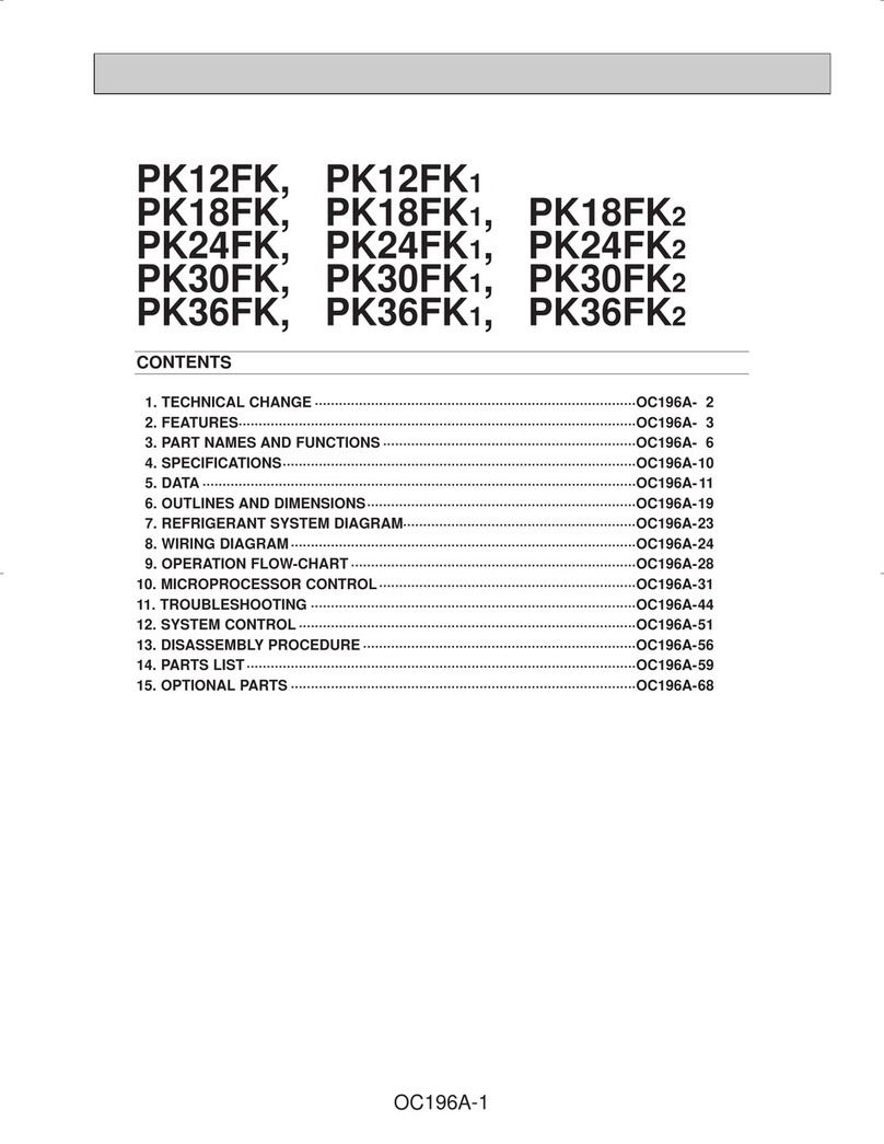 Mitsubishi PK12FK User manual Mitsubishi PK12FK User manual