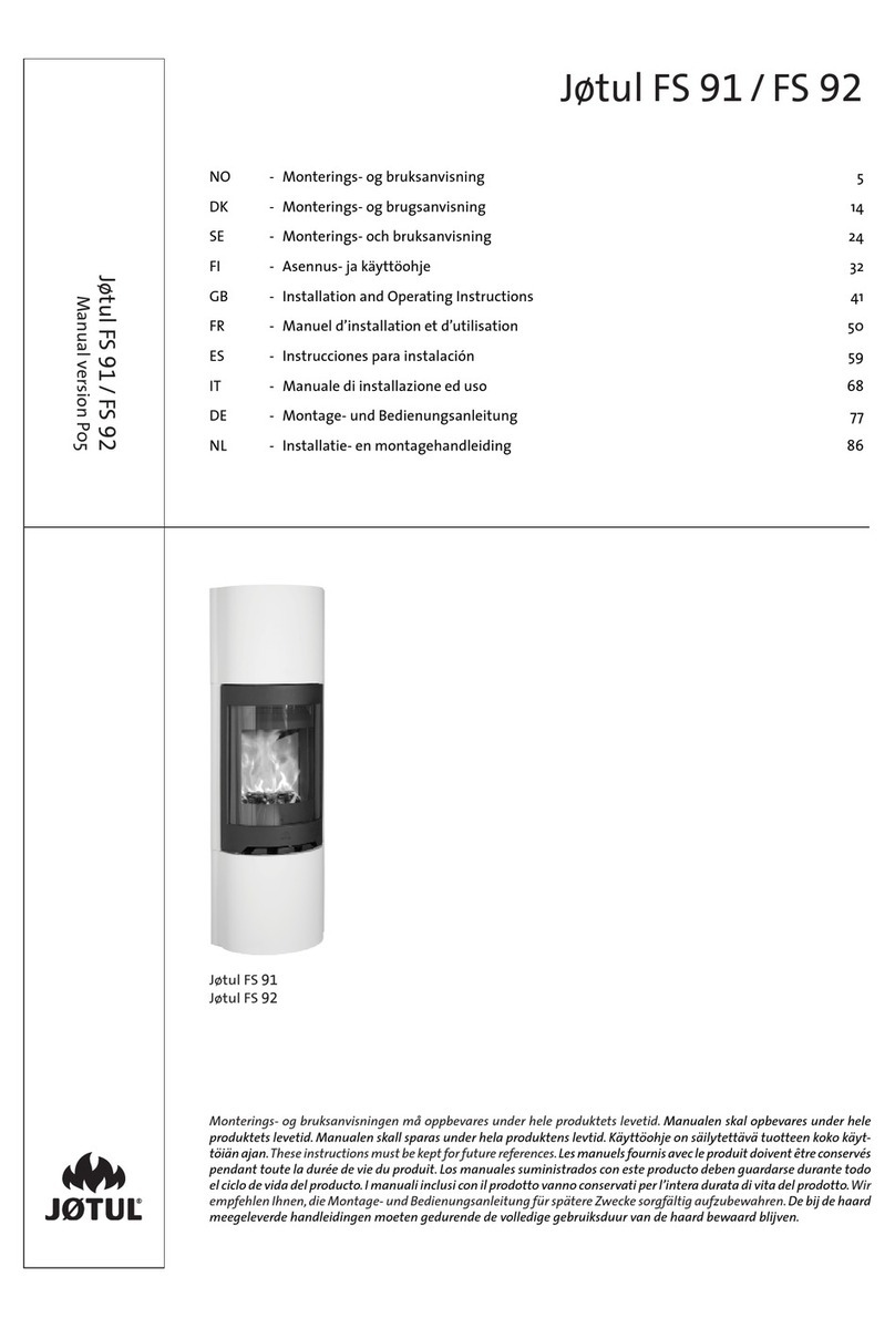 Jøtul FS 91 User manual
