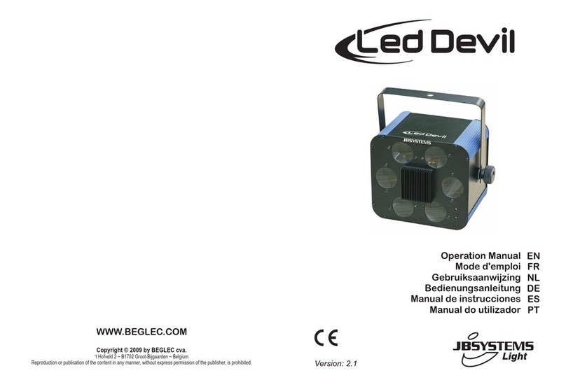 JB Systems Led Devil Operation manual