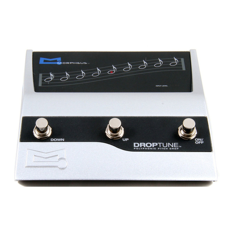 Morpheus DropTune operating instructions