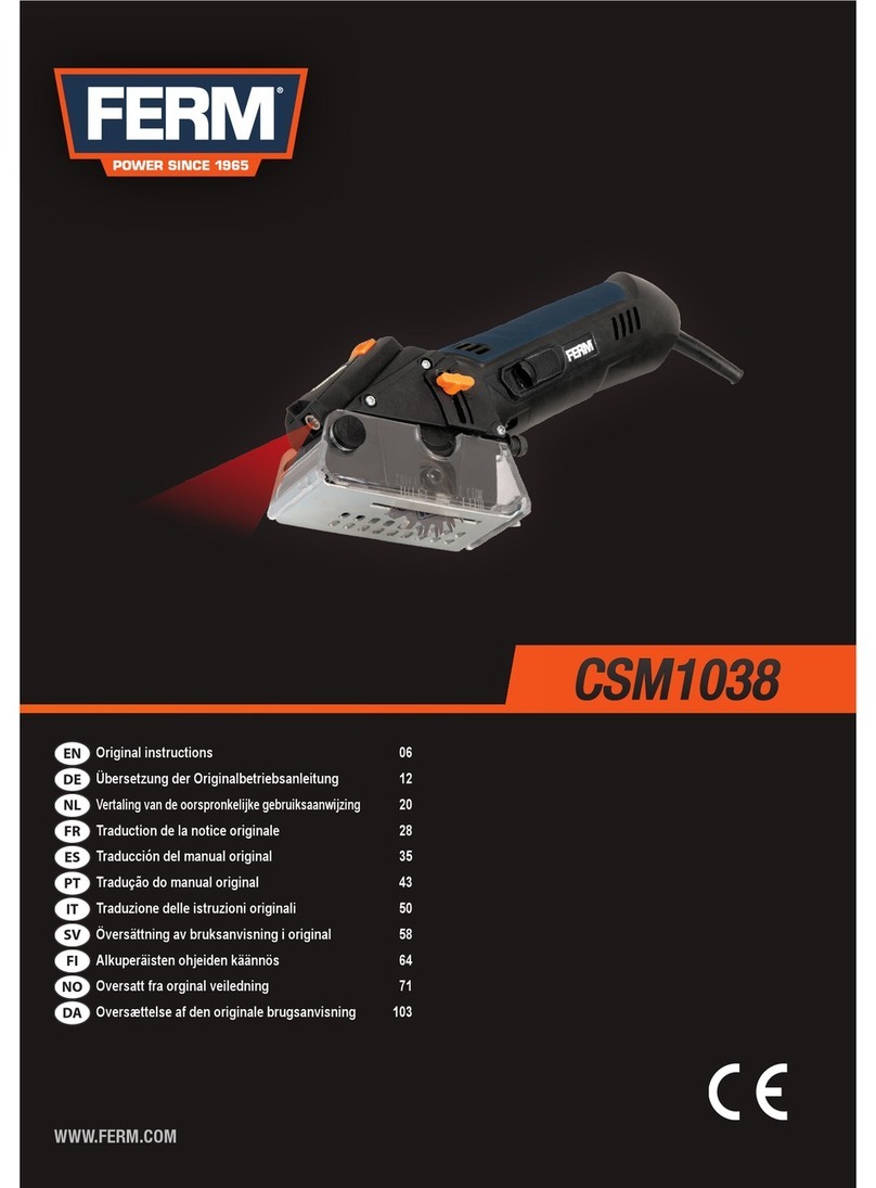 Ferm csm1038 User manual