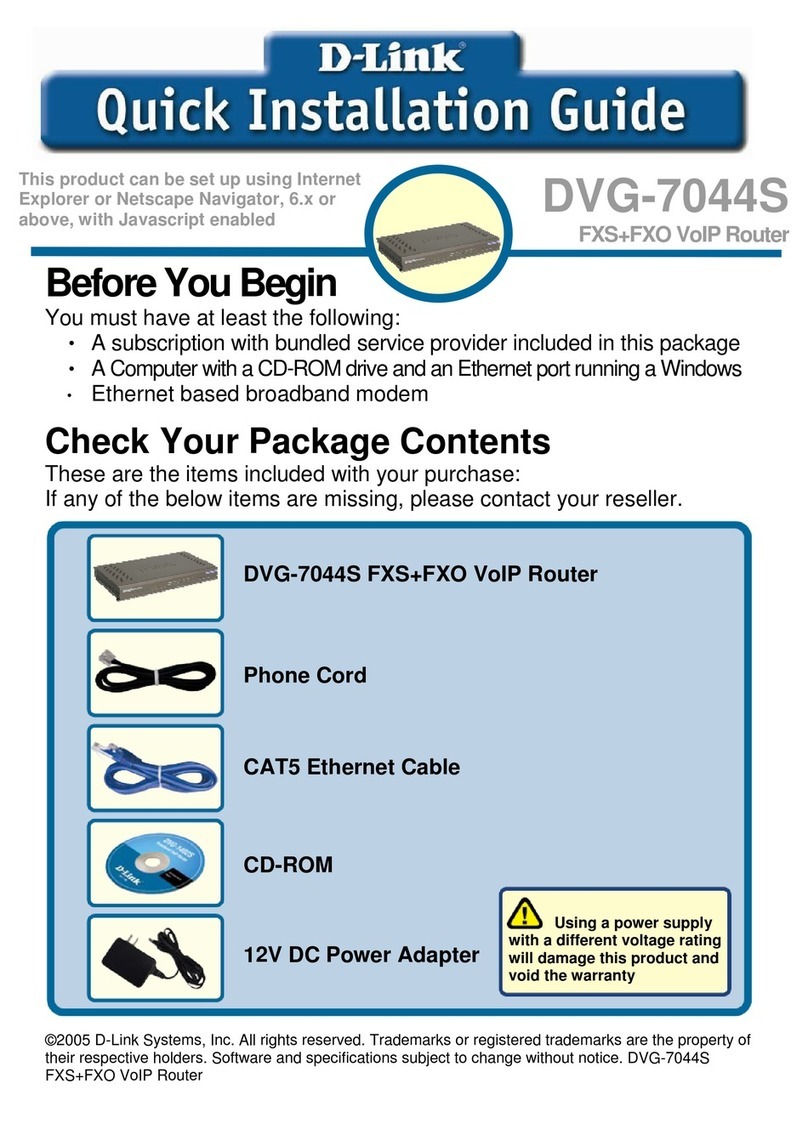D-Link DVG-7044S User manual D-Link DVG-7044S User manual