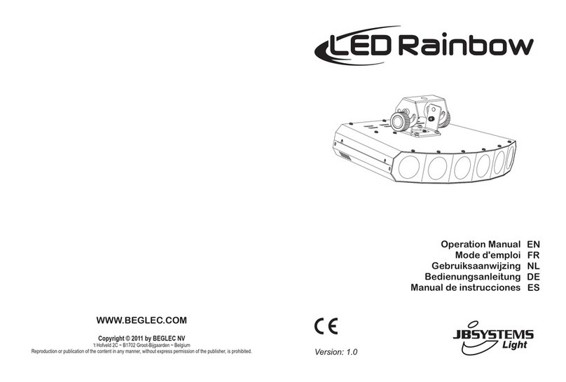 JB Systems LED Rainbow User manual