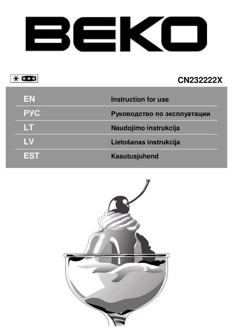 Beko CN232222X Instructions for use