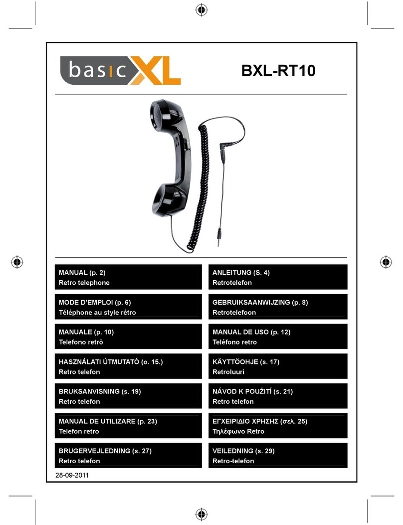 Basic XL BXL-RT10 manual
