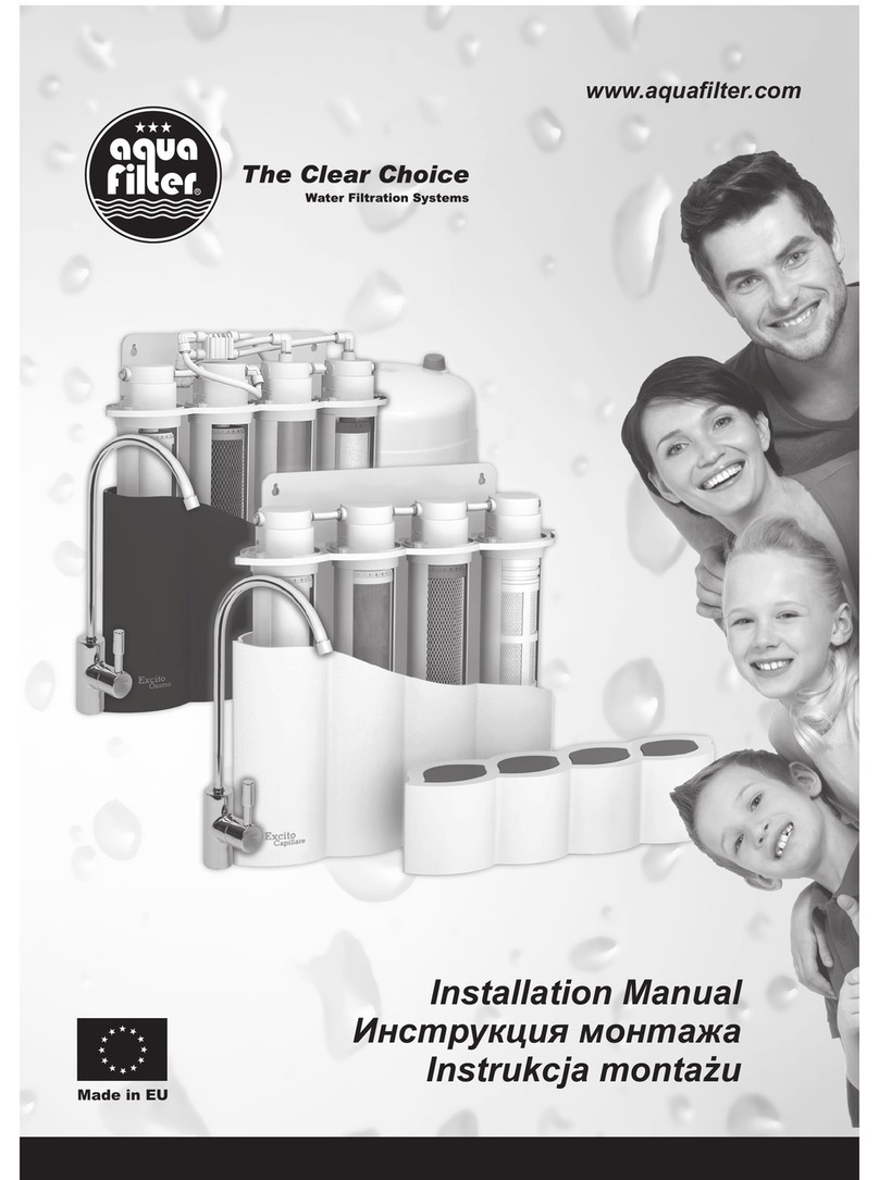 AQUA FILTER Clear Choice User manual