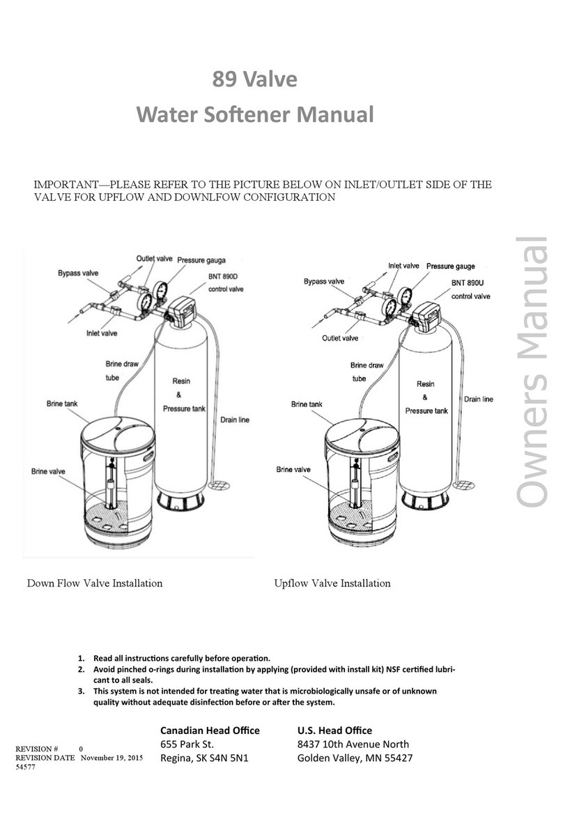Hydrotech 89 Valve owner's manual
