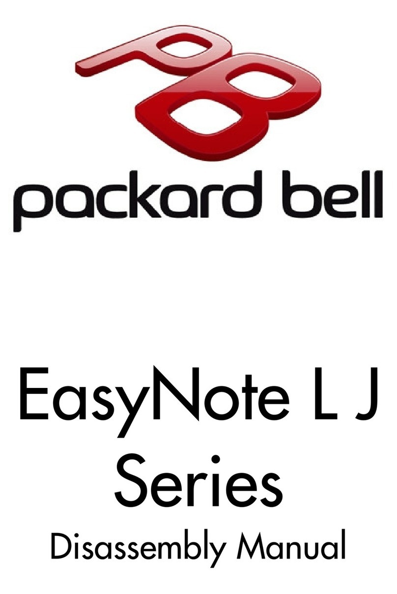 Packard Bell EasyNote L J Series Disassembly manual