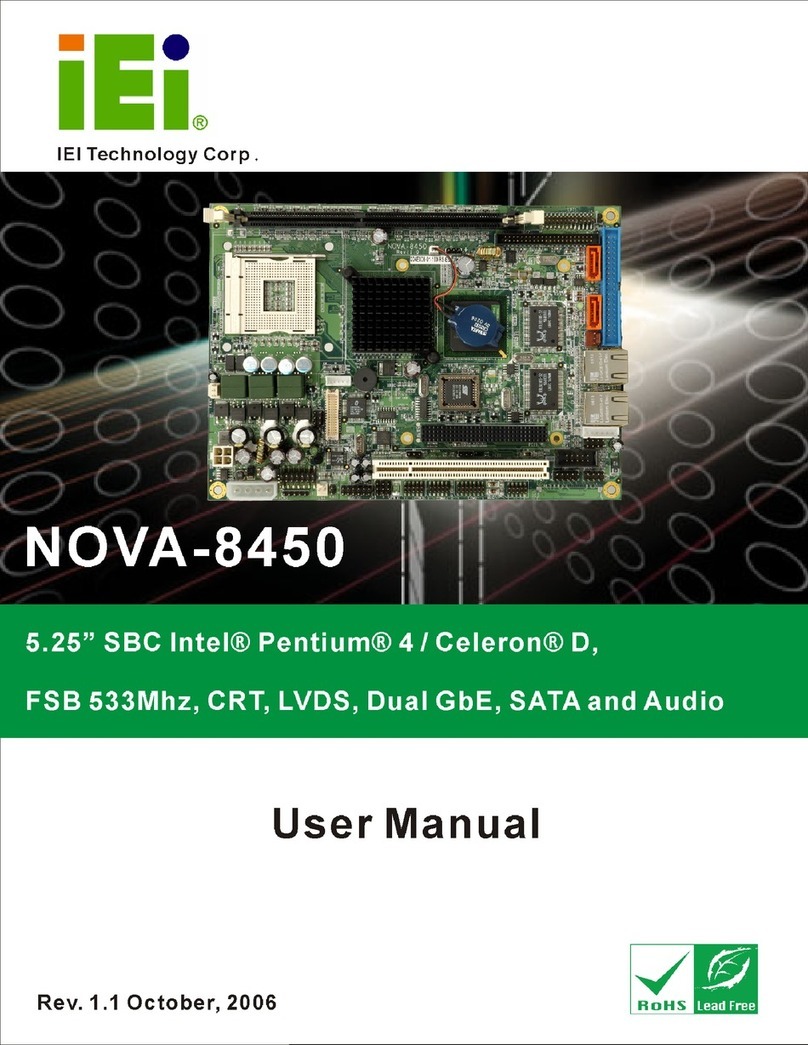 IEI Technology NOVA-8450 user manual