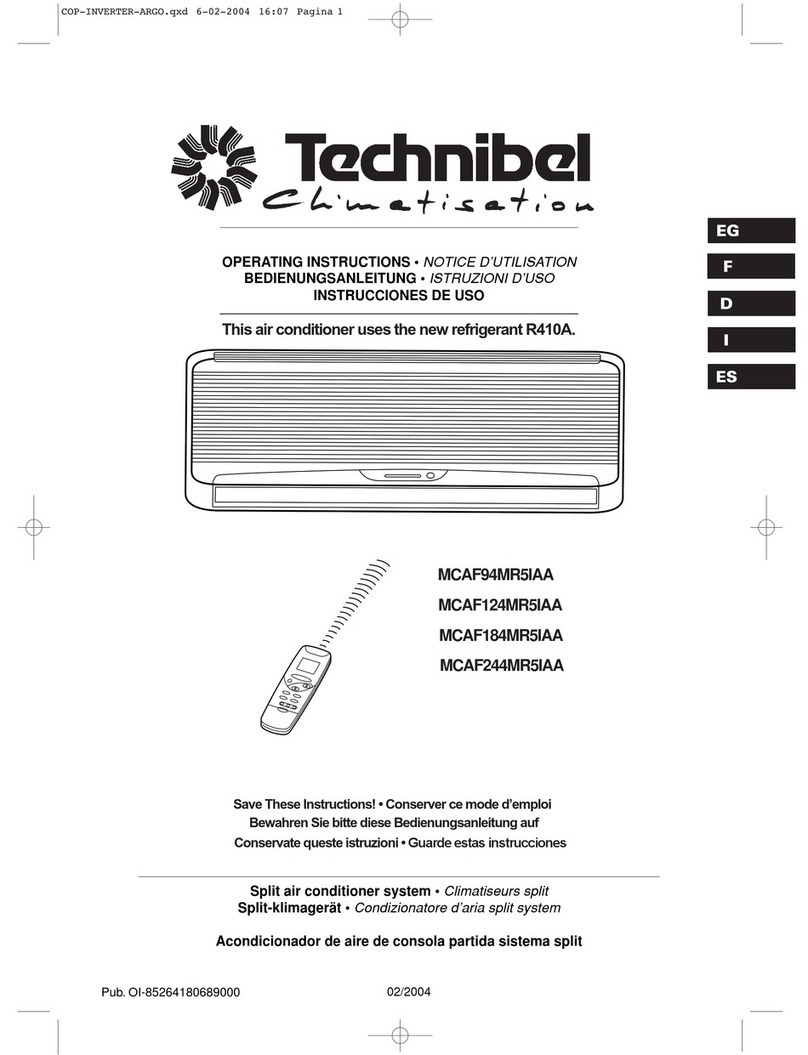 Technibel MCAF184MR5IAA User manual