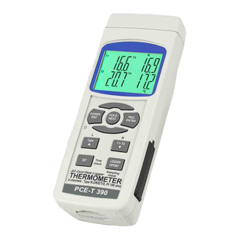 PCE Instruments T 390 manual