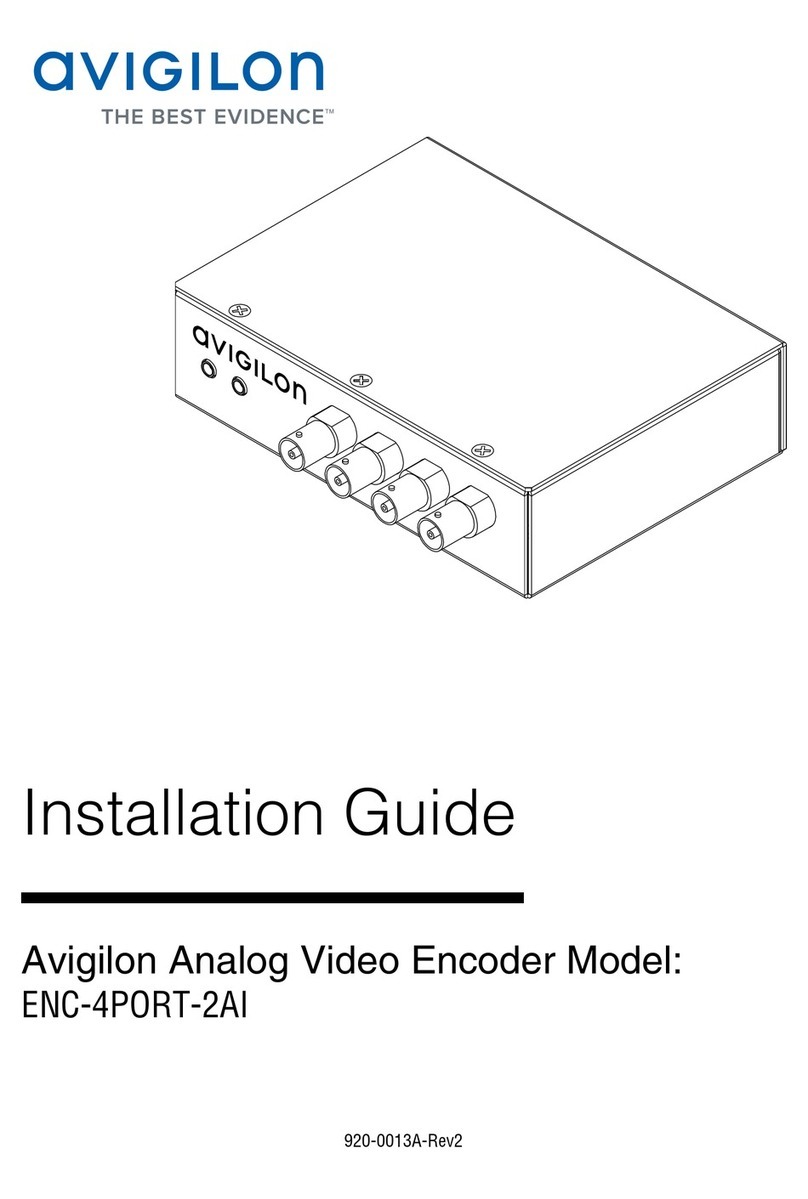 Avigilon ENC-4PORT-2AI installation guide