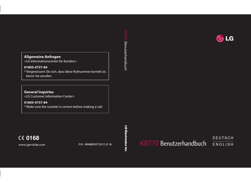 LG KB770 user guide
