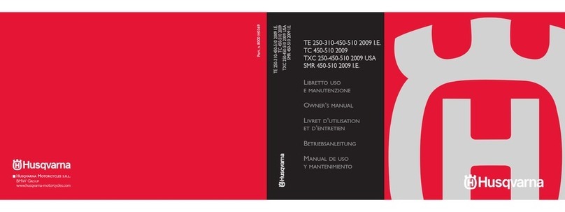 Husqvarna 2009 TE 250 User manual