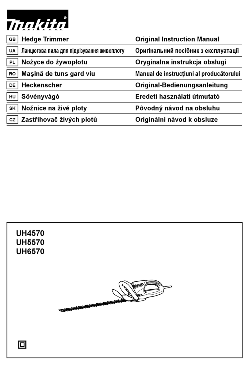 Makita UH4570 User manual
