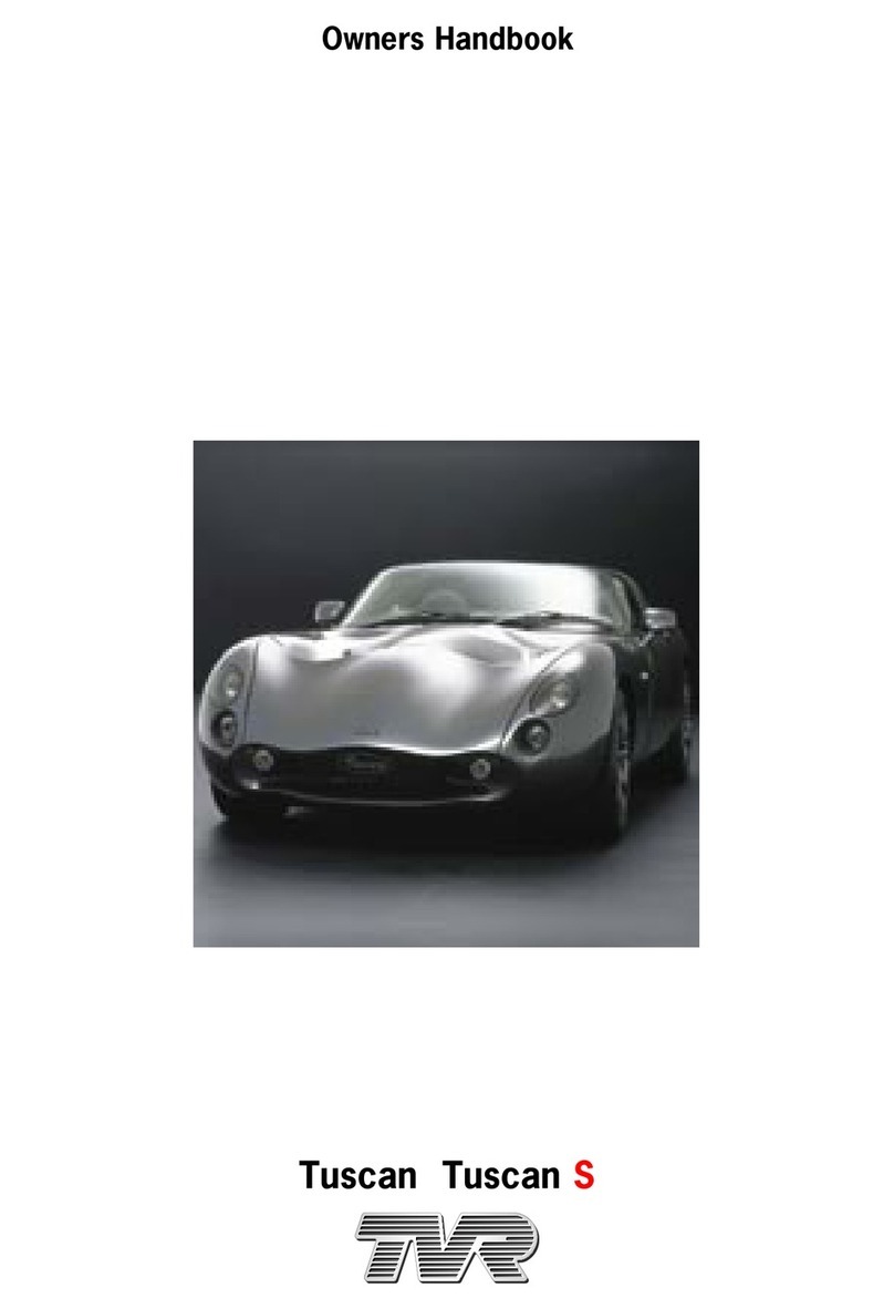 TVR Tuscan Owner's handbook