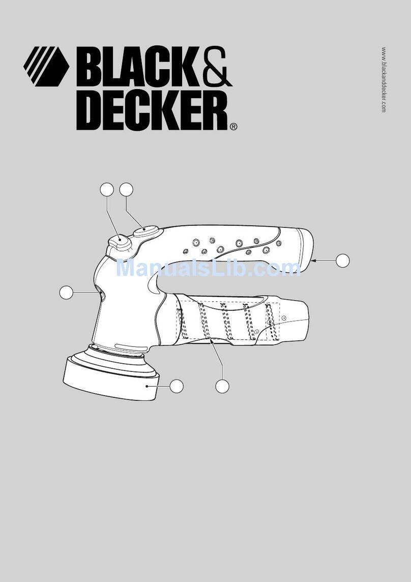 Black & Decker SteamXpress S600 Series User manual