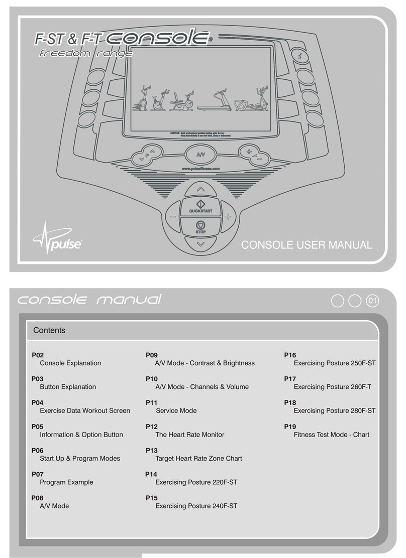 PULSE+ F-ST Freedom range user manual